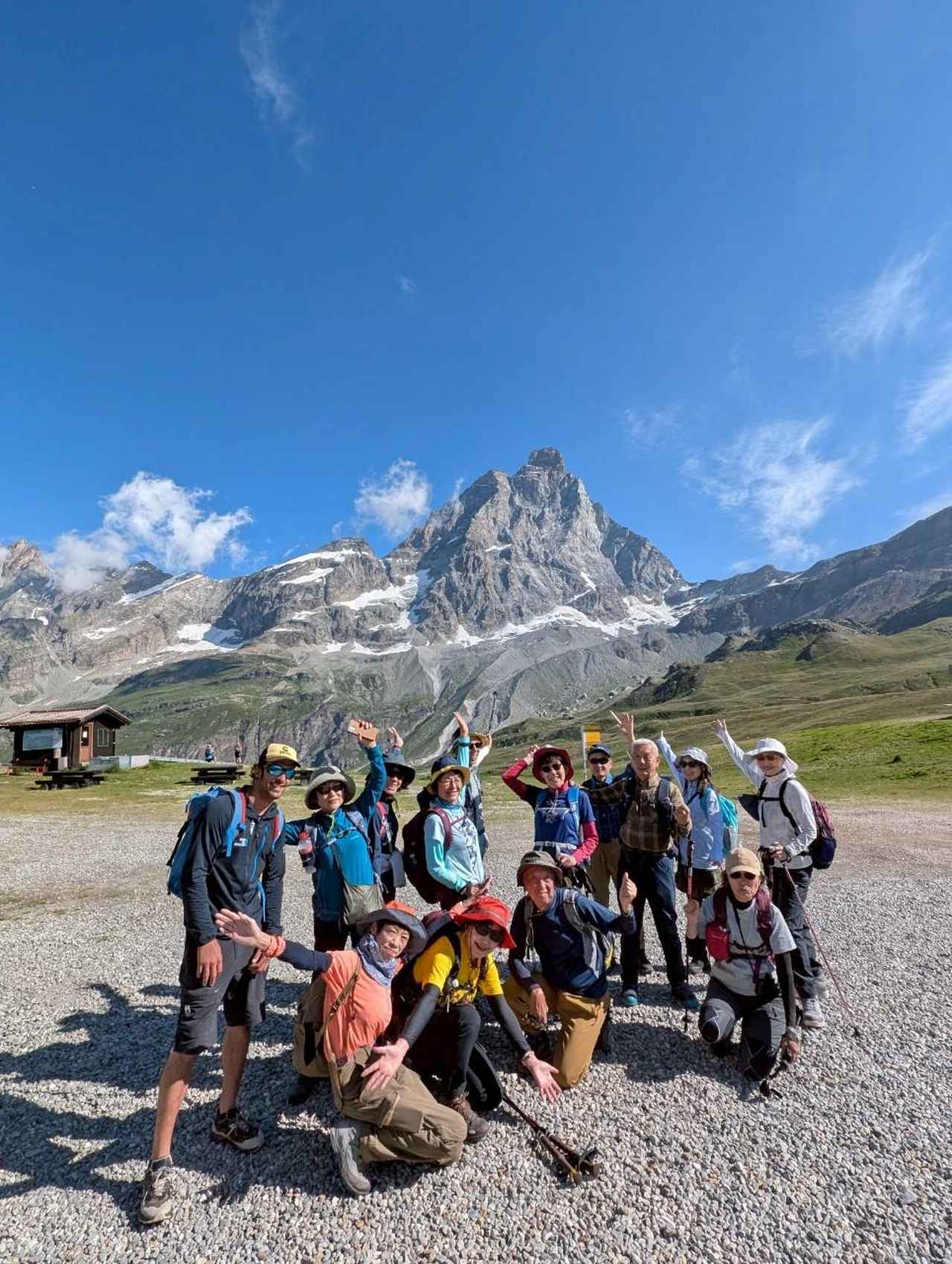 画像: 【7日目】裏マッターホルン南壁直下展望ハイキング＜ハイク中級＞