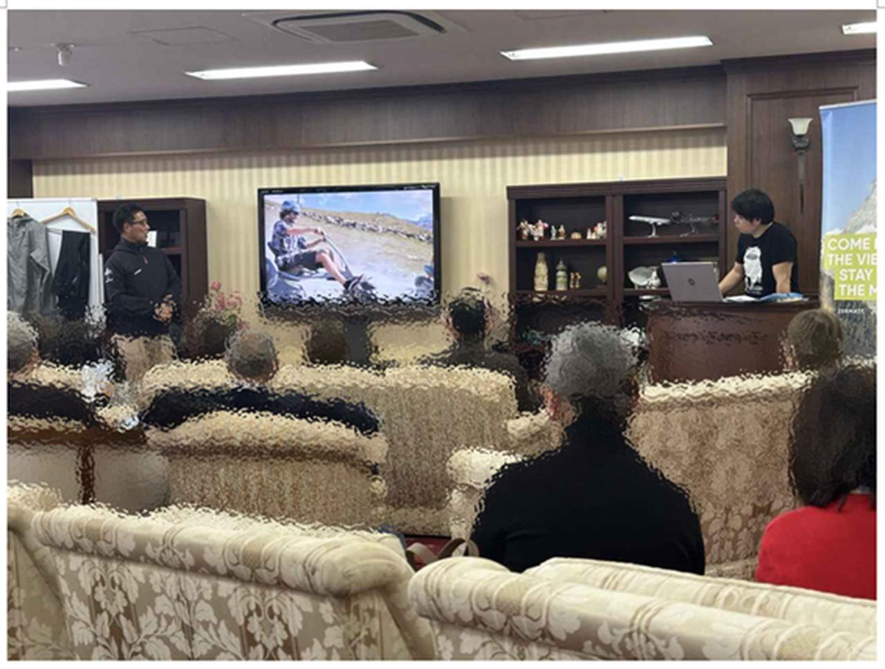 画像: 実際の説明会の様子　※現在、説明会は別会場で開催されています。