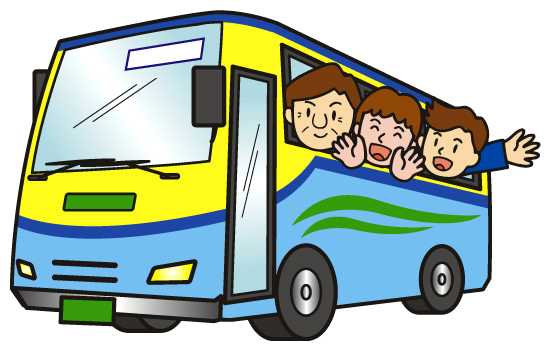 画像: 集合場所からはバスや電車でらくらく移動♪