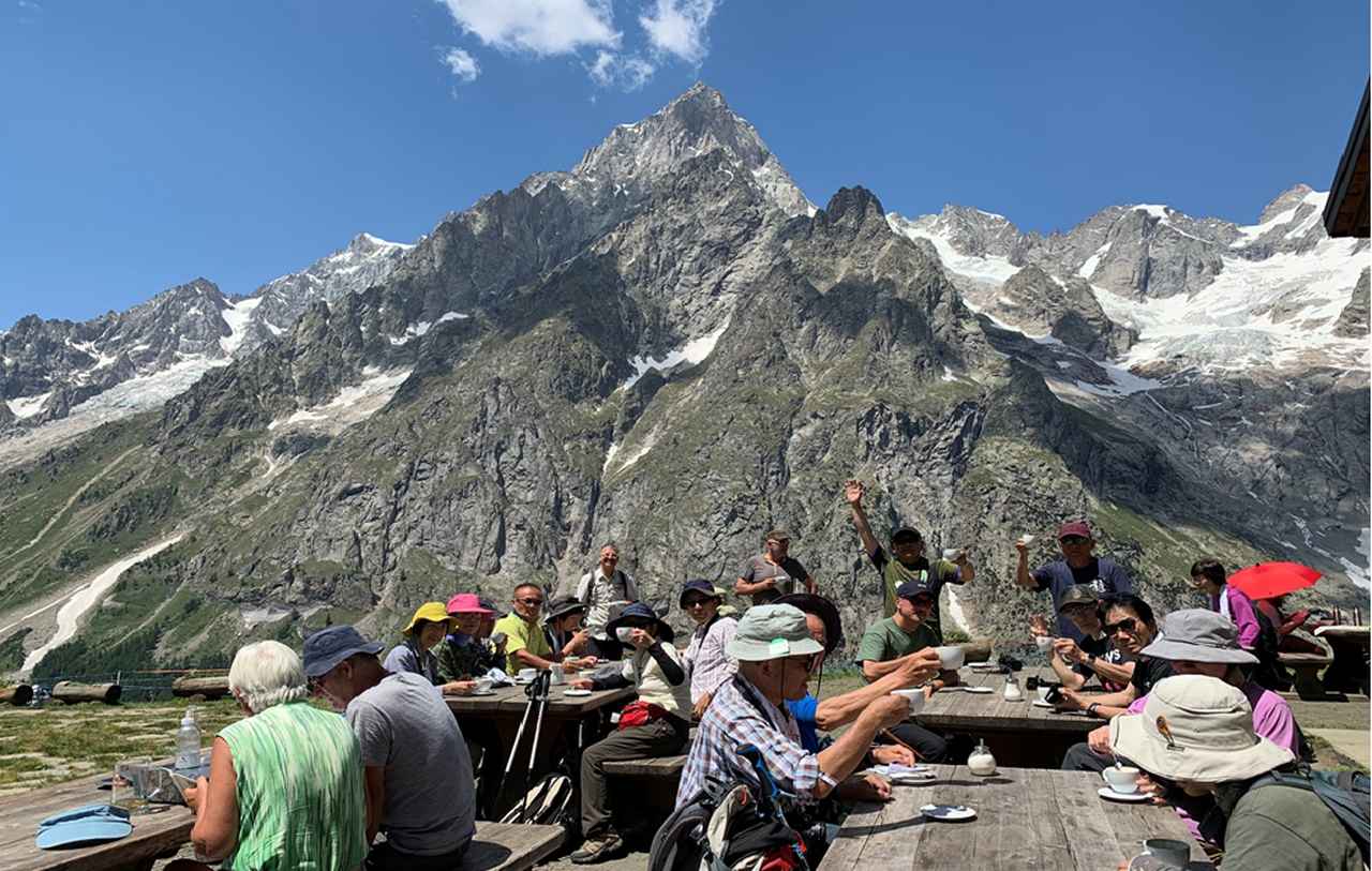画像: 【8日目】裏モンブラン　グランジョラス眺望トレッキング＜登山入門＞