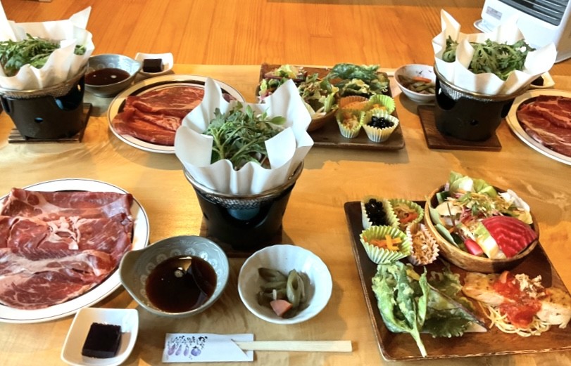 画像: 白駒荘の夕食(イメージ)