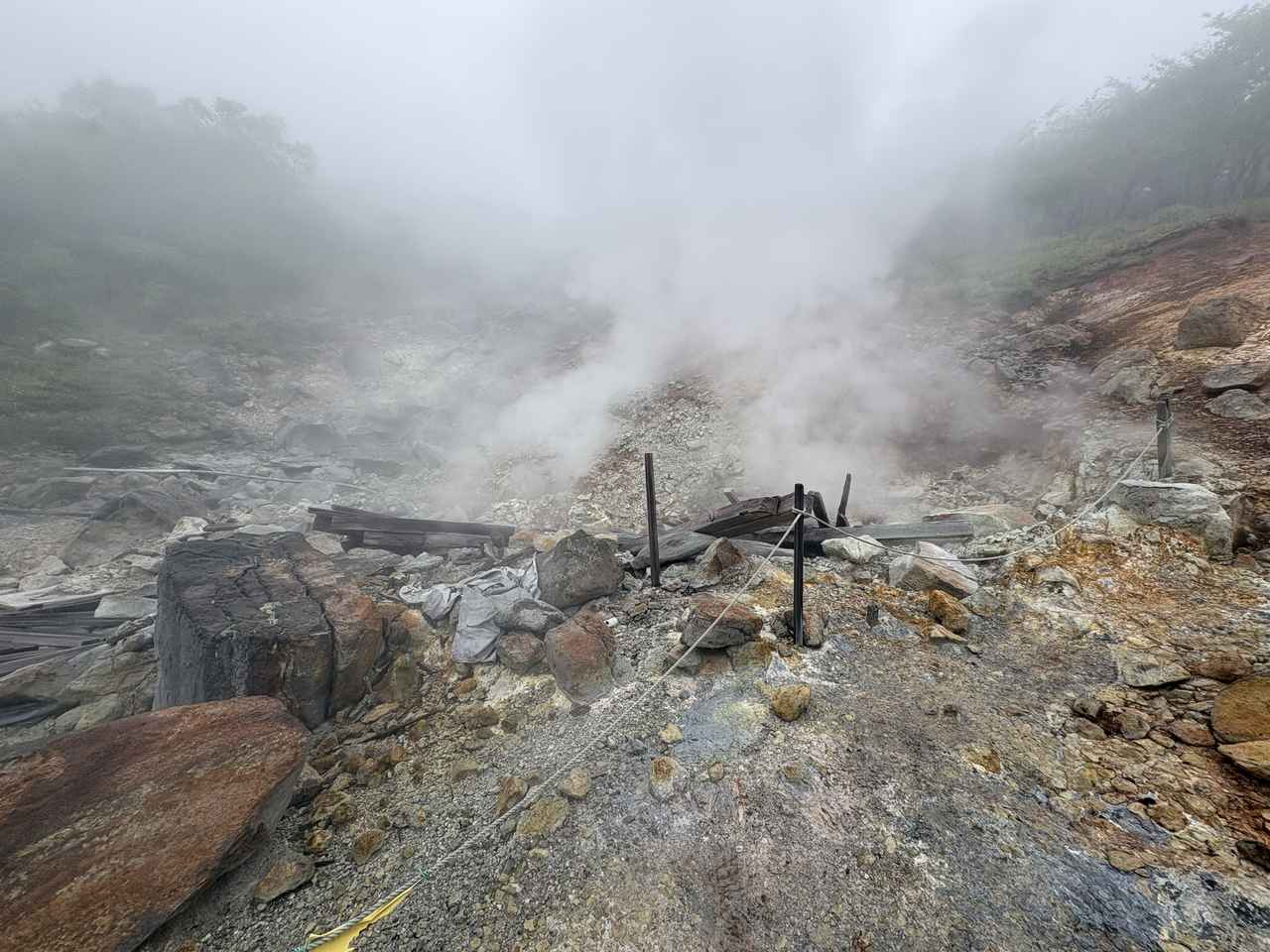 画像: 煙草屋温泉旅館の源泉（26,06スタッフ撮影）