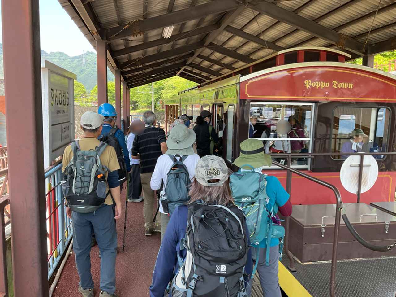 画像: トロッコ列車(2026年5月16日添乗員撮影)