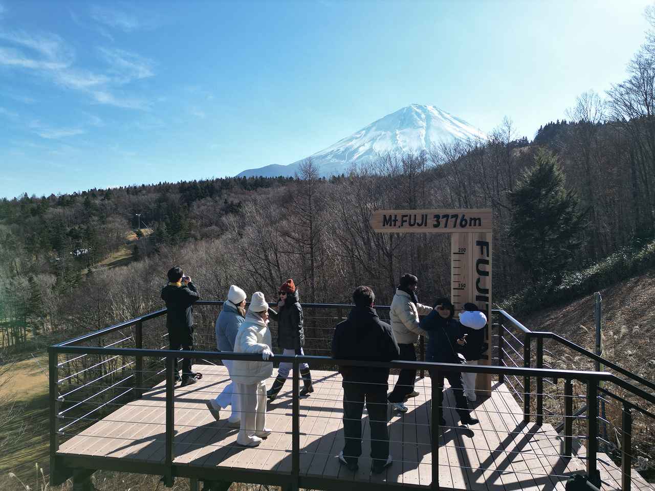 画像1: 富士山展望デッキ(写真提供:ふじてんスノーリゾート)