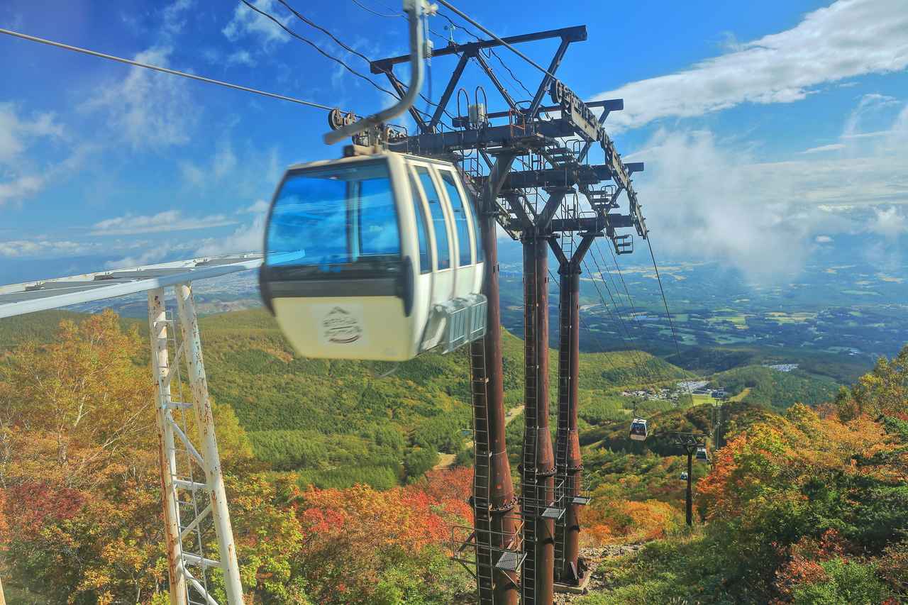 画像: あだたら山ロープウェイ