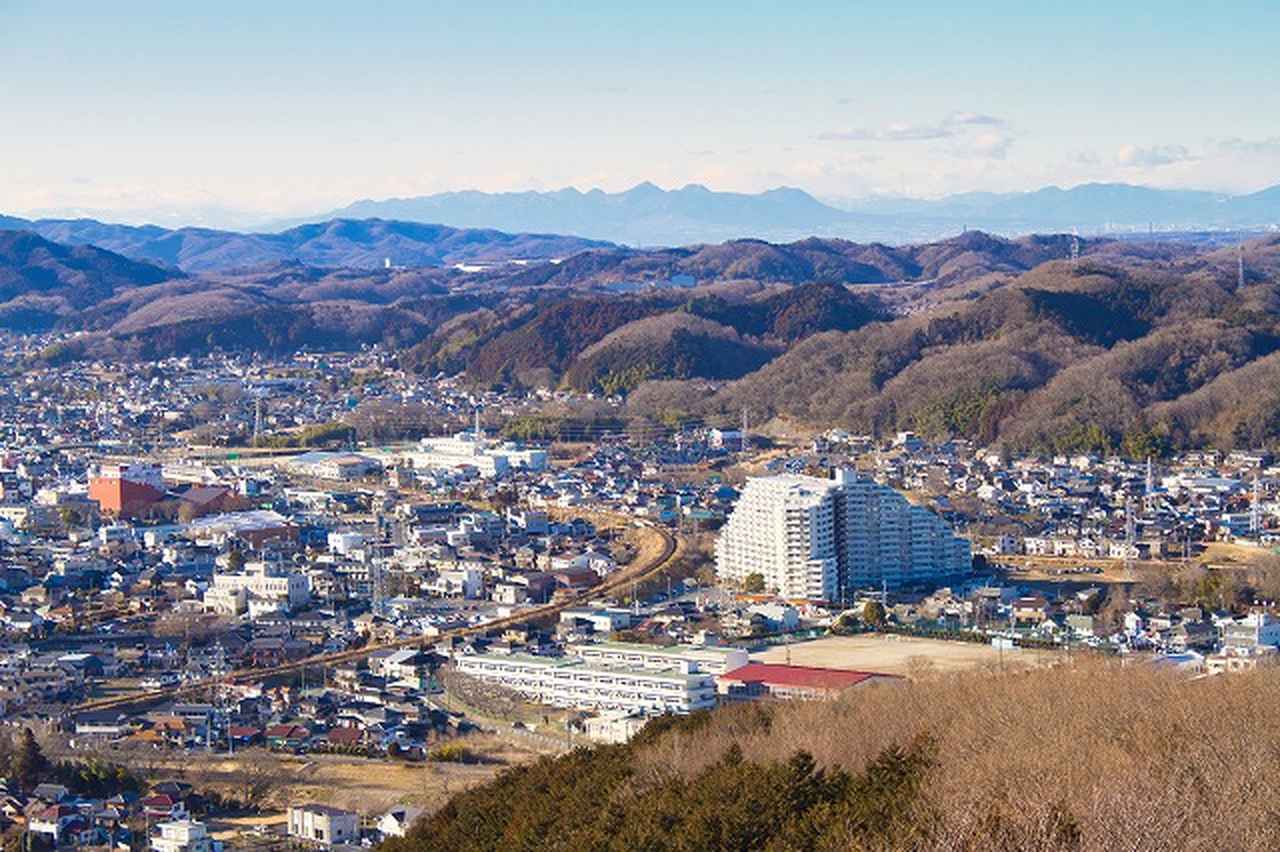 画像: 小川町の空撮（イメージ）