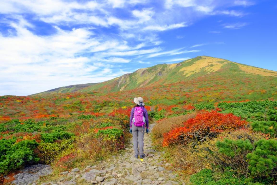 画像: ＜登山初級A（縦走）＞『みちのく屈指の山岳紅葉と秘湯須川高原温泉　栗駒山　日帰り』【東京・上野・大宮出発】｜クラブツーリズム