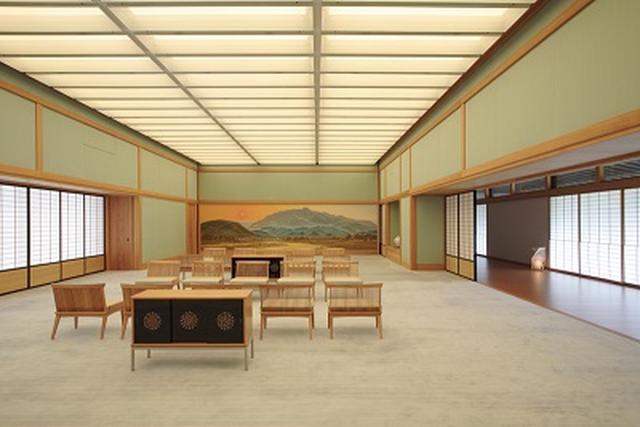 画像: 夕映えの間/出典:内閣府ホームページ( http://www.geihinkan.go.jp/geihinkan/kyoto/koukai-kyoto.html)