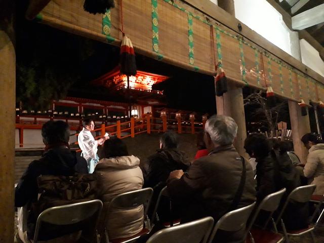画像: 神職さんによる講和