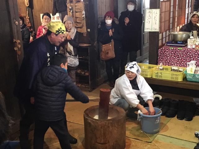 画像: 餅つき体験も行なわれました