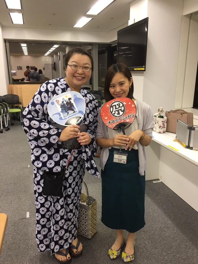 画像: オマツリジャパンスタッフとお祭り好きな弊社スタッフ