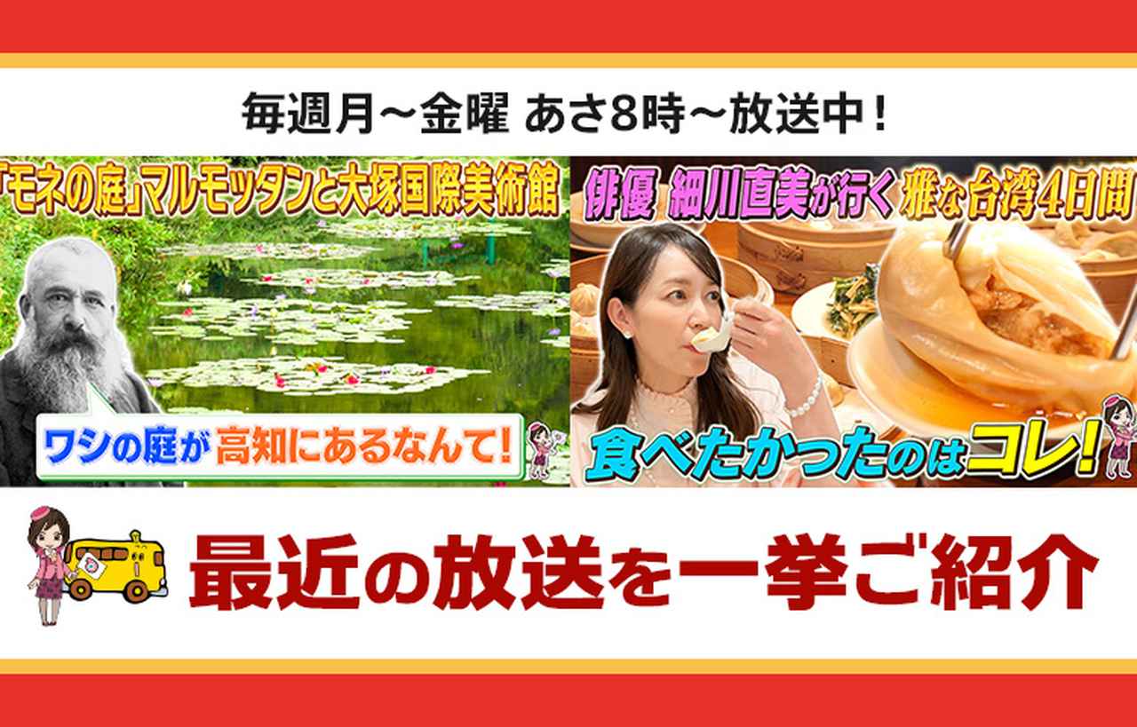 1月21日更新】テレビ東京「教えて！ツアーの達人」で放送したツアー