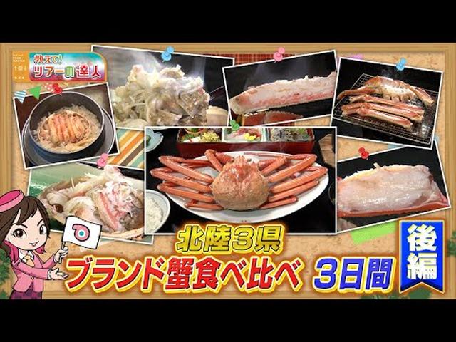 画像: 福井・石川・富山のブランド蟹を食べ比べ!タグ付き越前ガニ・香箱ガニ・高志の紅ガニツアー 後編 youtu.be
