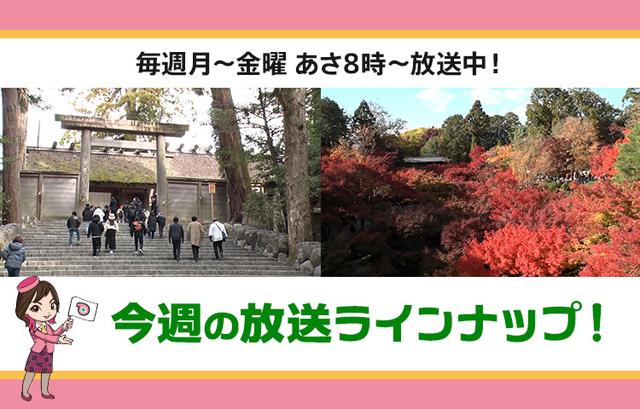 画像: 【8月31日更新】テレビ東京「教えて！ツアーの達人」今週の放送スケジュール