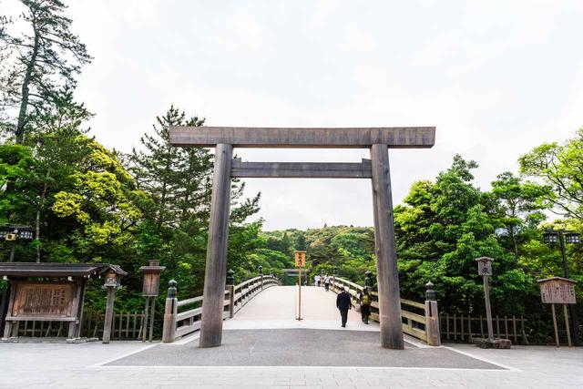 画像: 伊勢神宮 内宮 宇治橋鳥居(イメージ)
