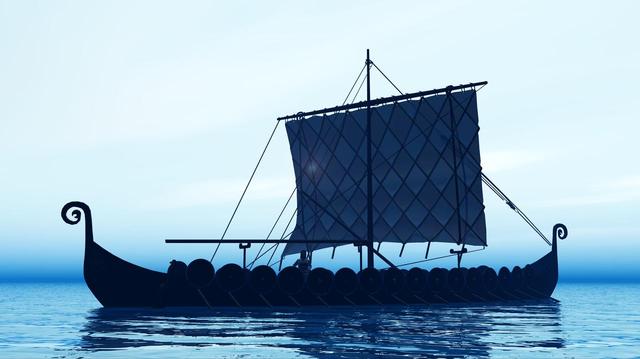 画像: ヴァイキング船(イメージ)