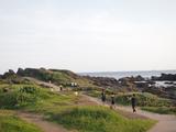 画像: 「房総半島最南端」の碑が立つ野島崎