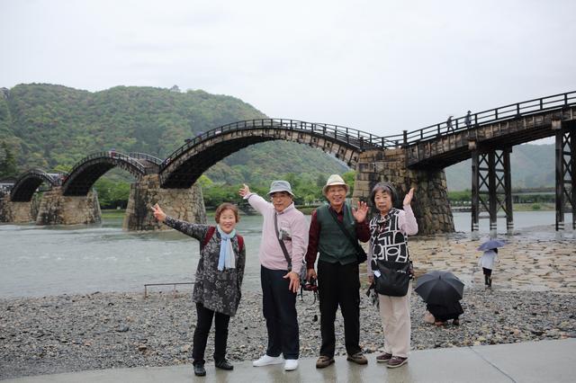 画像: 錦帯橋にて