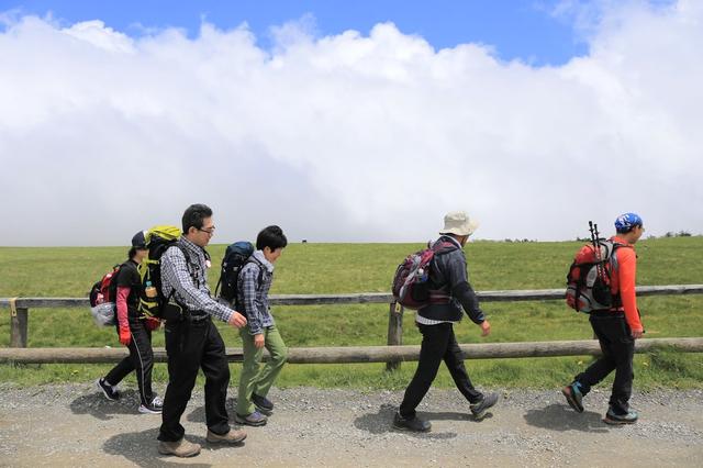 画像: 視線の先には緑の地平線が広がります