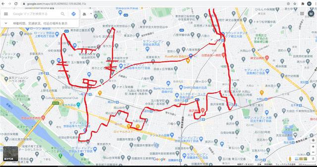 画像: 地図上で絵の構図を考える(東京)@IGA