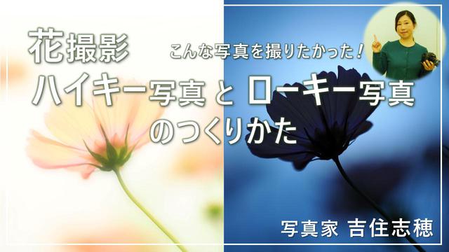 画像: ハイキー写真とローキー写真のつくりかた www.youtube.com