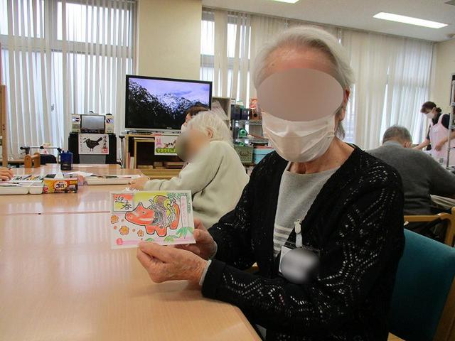 画像: 赤べこの絵はがきが綺麗に出来ました。 もう、お正月が来たようです。
