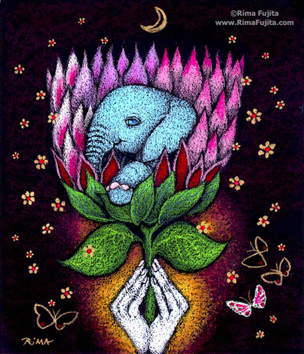 TJ News 画家・藤田理麻の魂の軌跡を 読みとく展覧会『Anjali