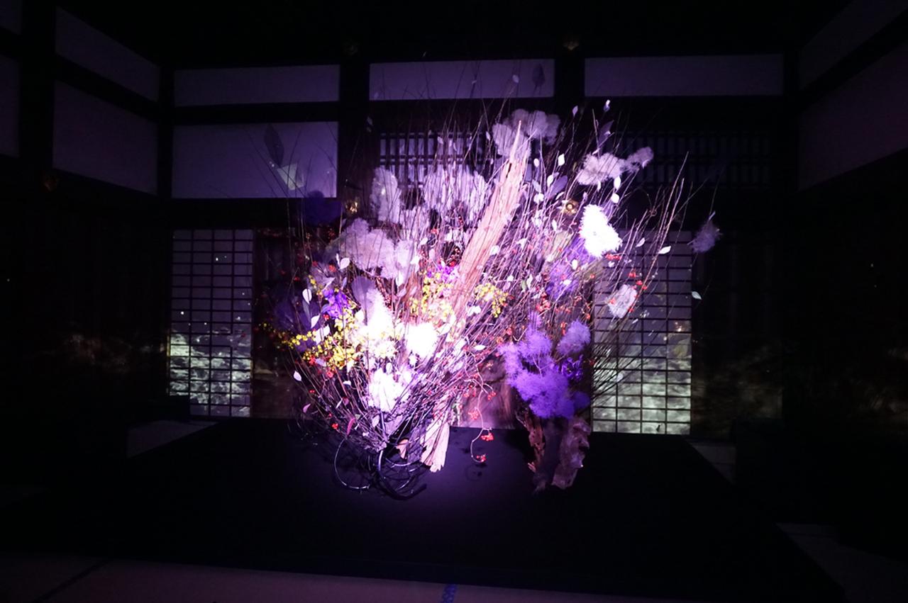 憂鬱を吹き飛ばす!森の中で出会った奇跡の紫陽花、油絵 芳年 - 月