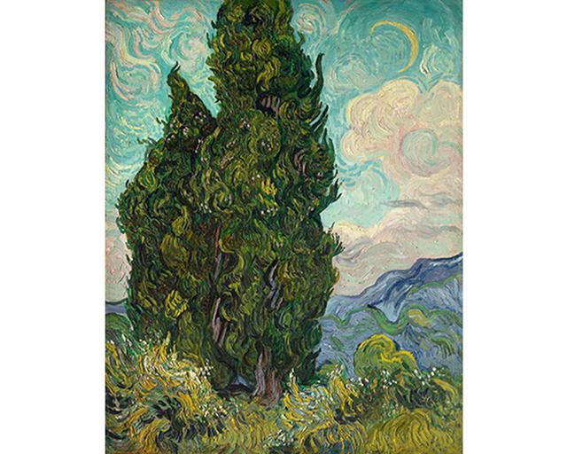 画像: フィンセント・ファン・ゴッホ《糸杉》 1889年6月 油彩、カンヴァス 93.4×74cm メトロポリタン美術館 MAGE COPYRIGHT: © THE METROPOLITAN MUSEUM OF ART. IMAGE SOURCE: ART RESOURCE, NY
