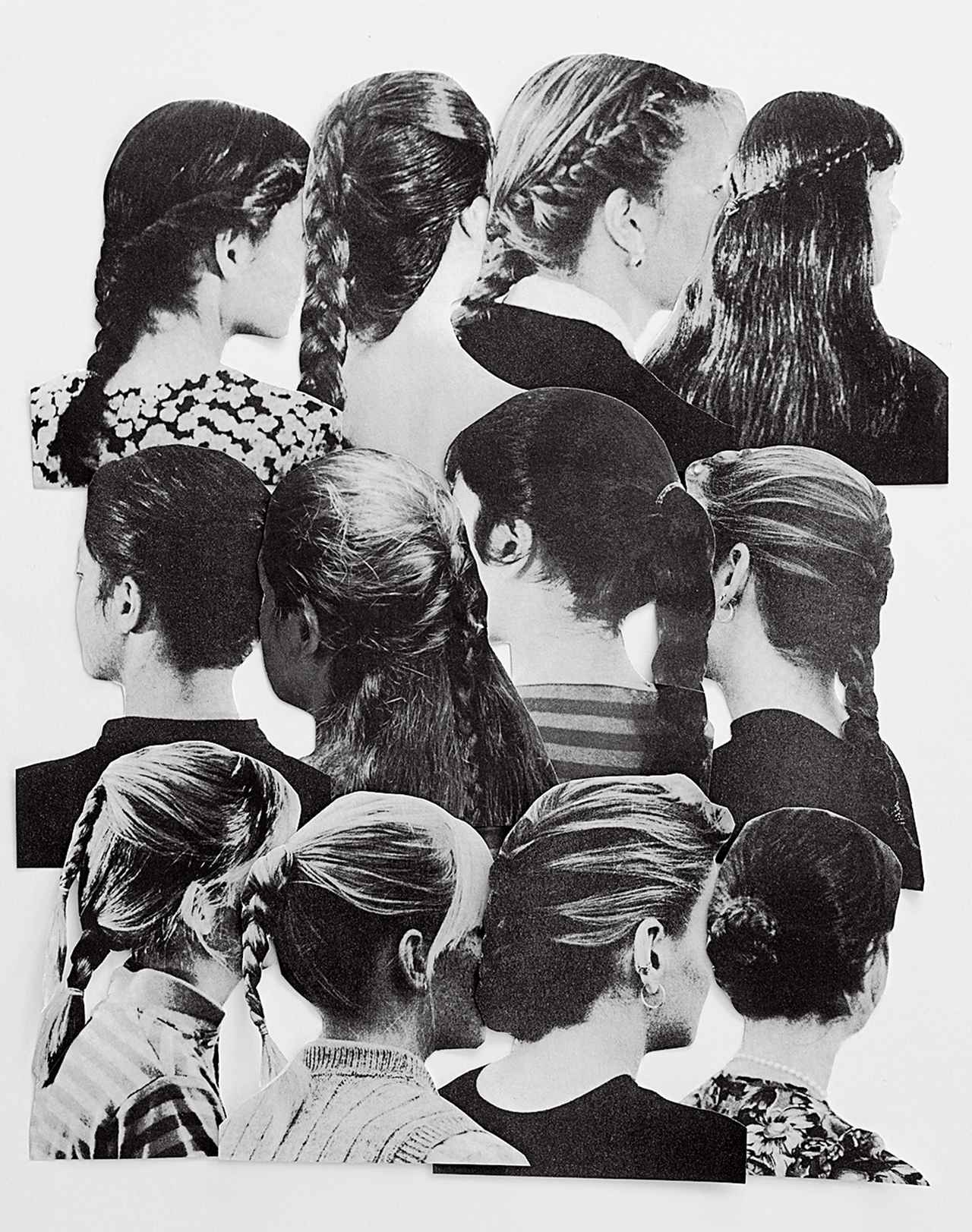 画像1: ワイナントの作品《White Women Look Away》(2021) CARMEN WINANT, “WHITE WOMEN LOOK AWAY,” 2021, FOUND IMAGES ON PAPER, COURTESY OF THE ARTIST AND FORTNIGHT INSTITUTE