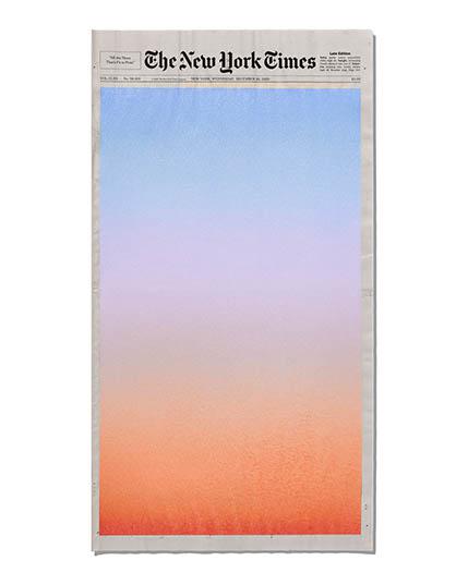新聞の一面に日の出を描き続ける アーティスト・澁谷翔に聞く