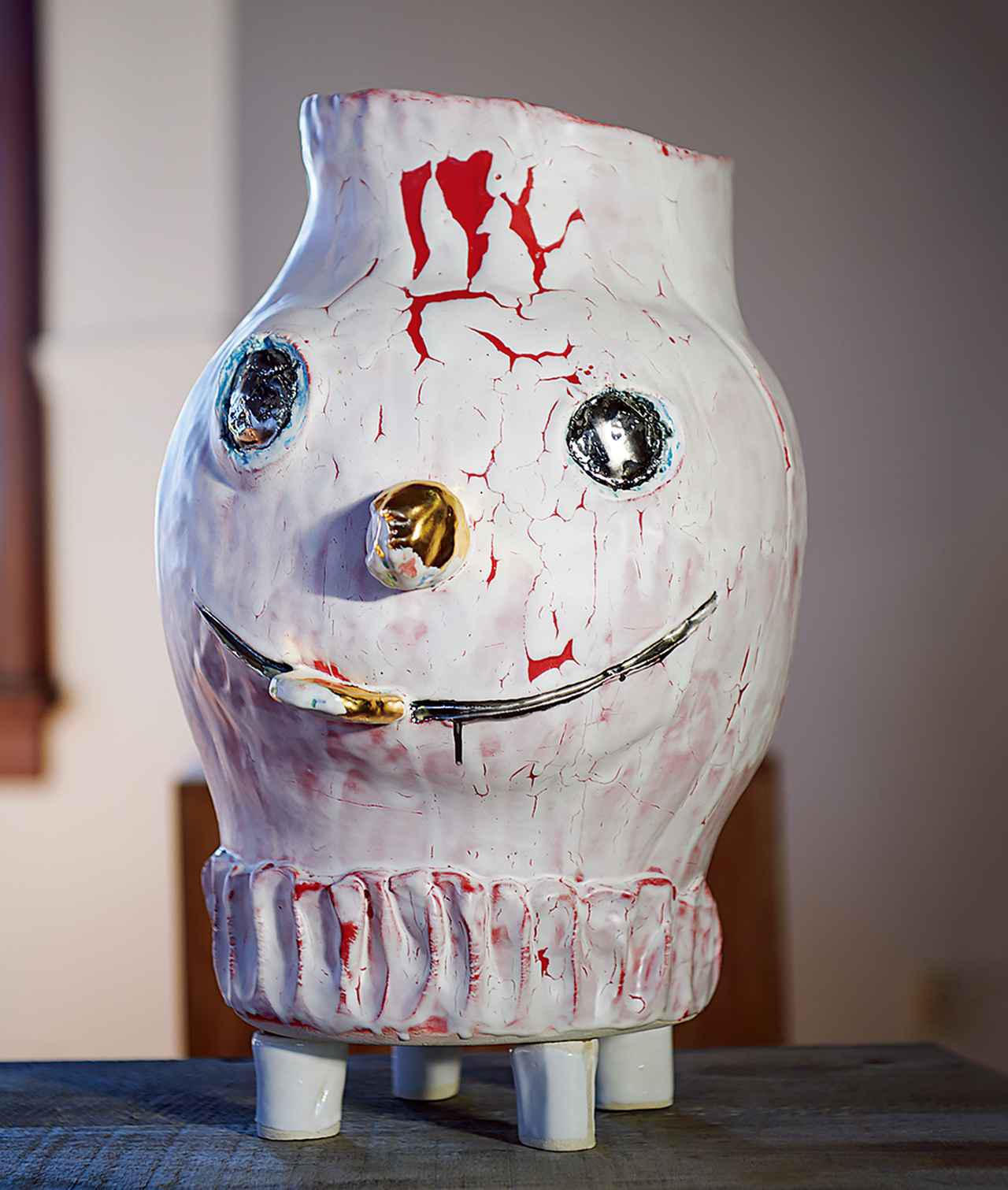 作家　陶芸家　志村観行　タンブラー　ビアカップ　背の高いコップ　手描き　手彫り 作家 陶芸家 志村観行 タンブラー ビアカップ 背の高いコップ