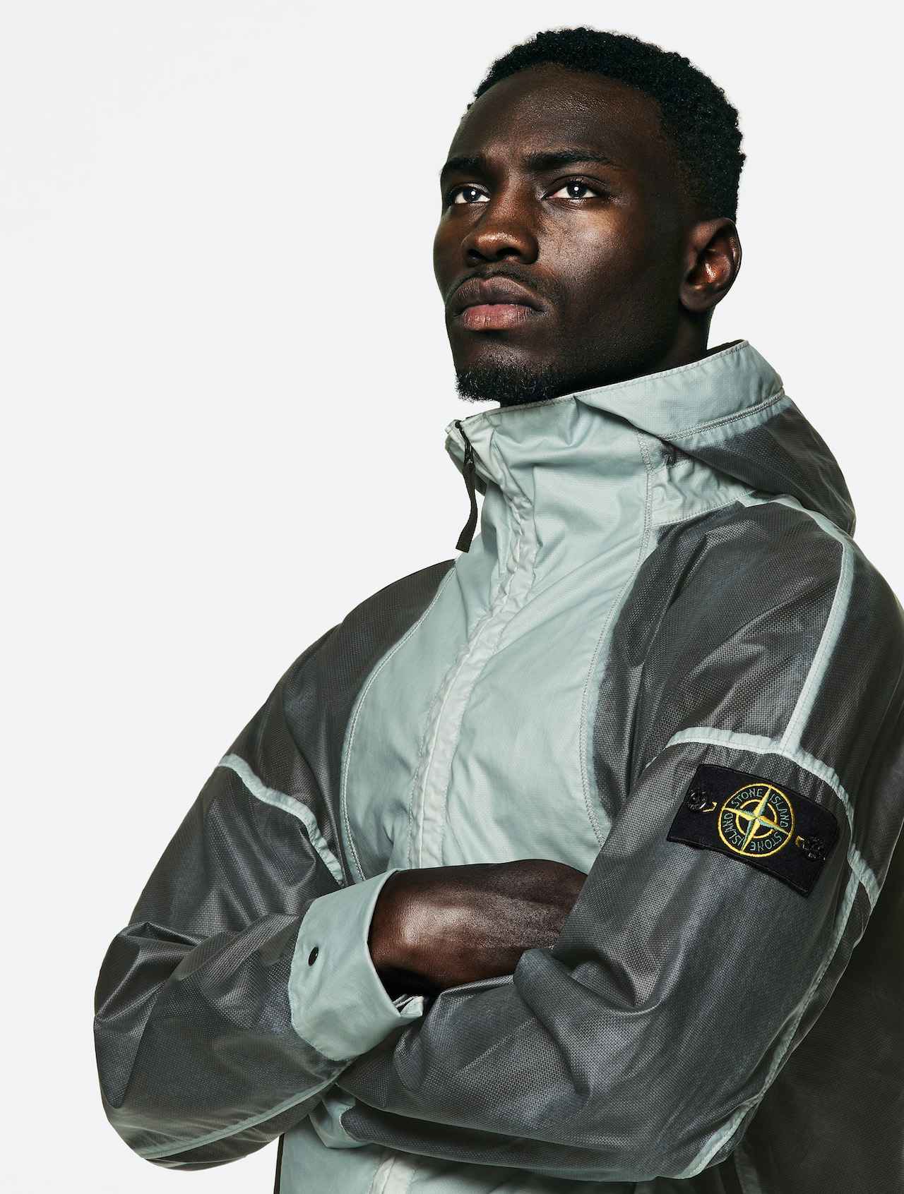 【希少カラー！】00s　stone island マウンテンパーカ　テック　M テックウエアを牽引する ストーンアイランドの 「Hand-Sprayed
