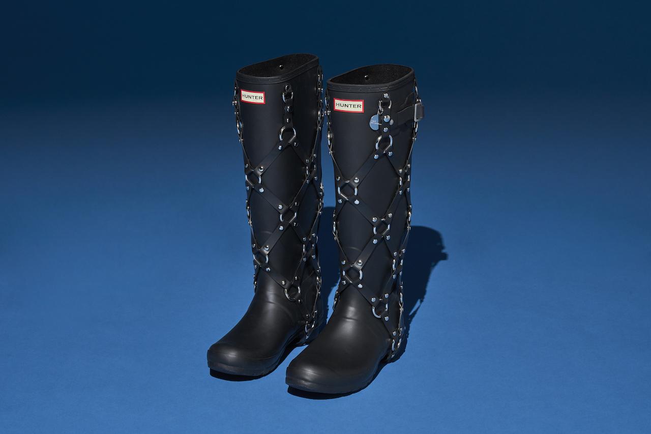 ノワールケイニノミヤ　ハンターコラボシューズ ノワール ケイ ニノミヤ×ハンター初コラボ、“リングハーネス＆花