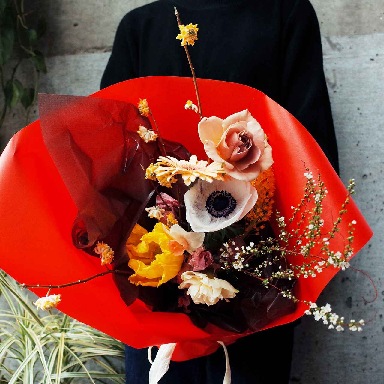 二十四節気とフローリスト Vol.11清明の花束 「終日フラワー」 - T