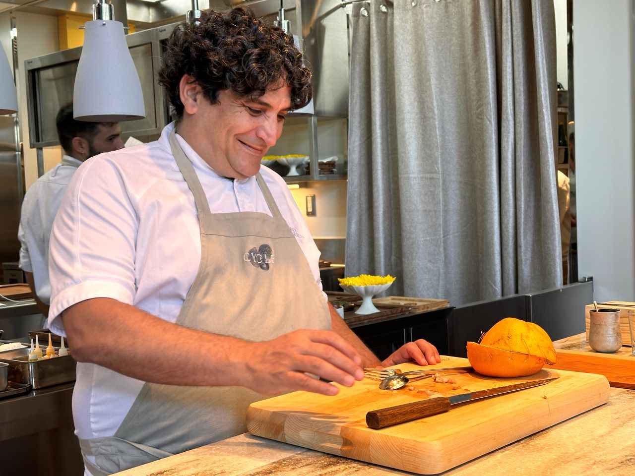 ミシュラン3つ星「ミラズール」の マウロ・コラグレコ氏来日 レモン