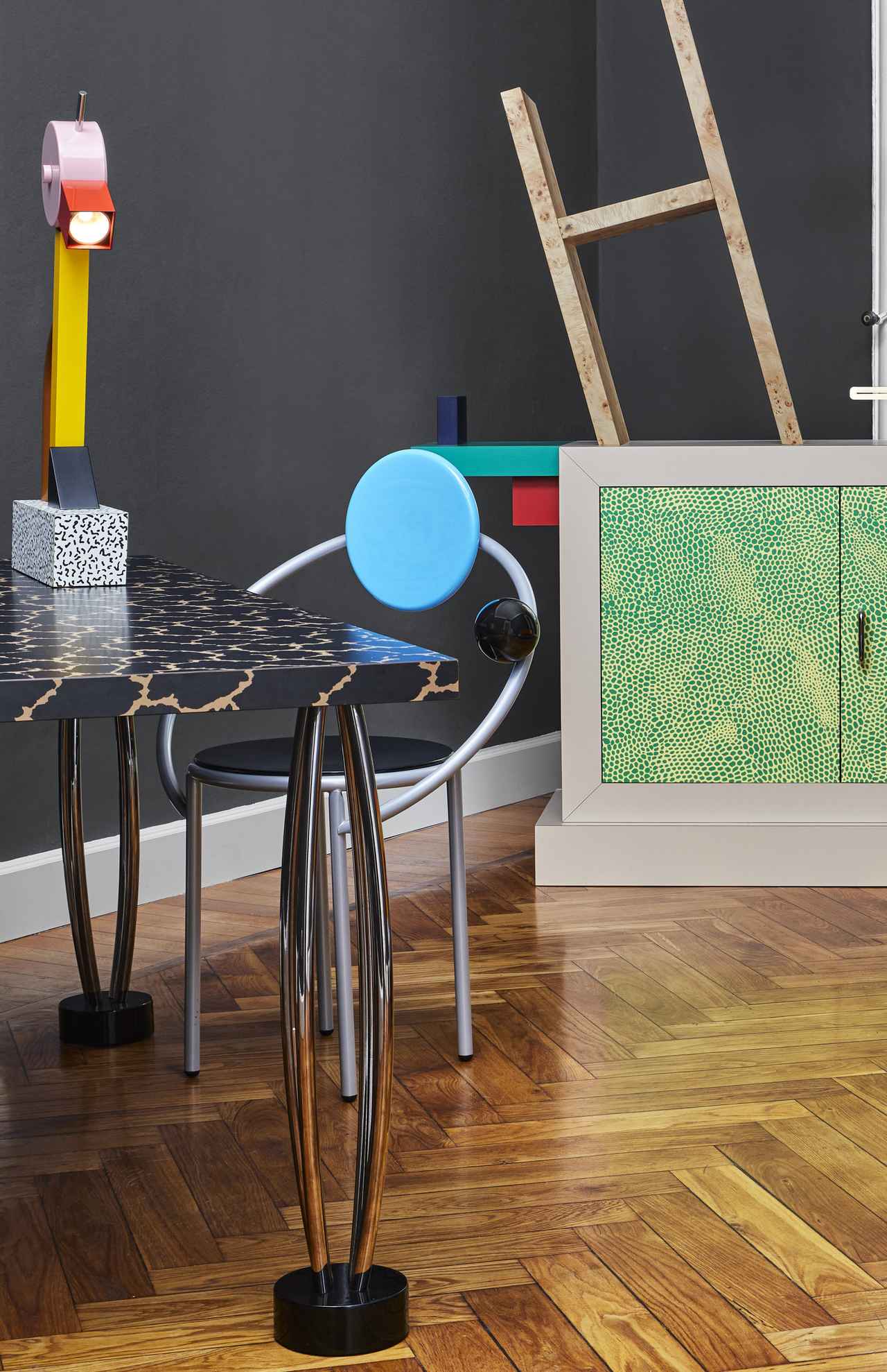 Memphis Style 80s ポストモダンチェア スペースエイジ イエロー Memphis Chair - Etsy