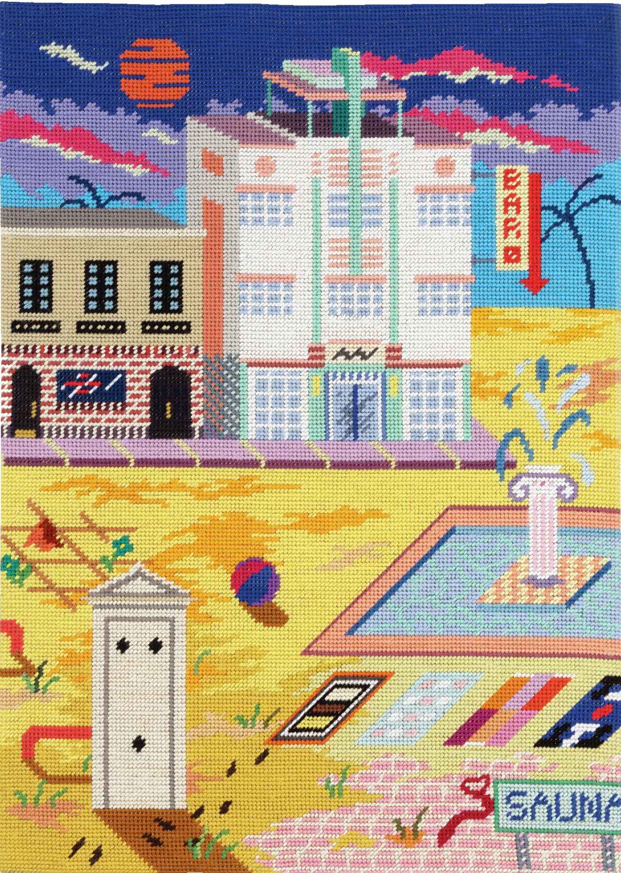 【海外の絵画 】 クィアの視点で紡ぎだす 斬新な刺しゅうアート - T JAPAN:The