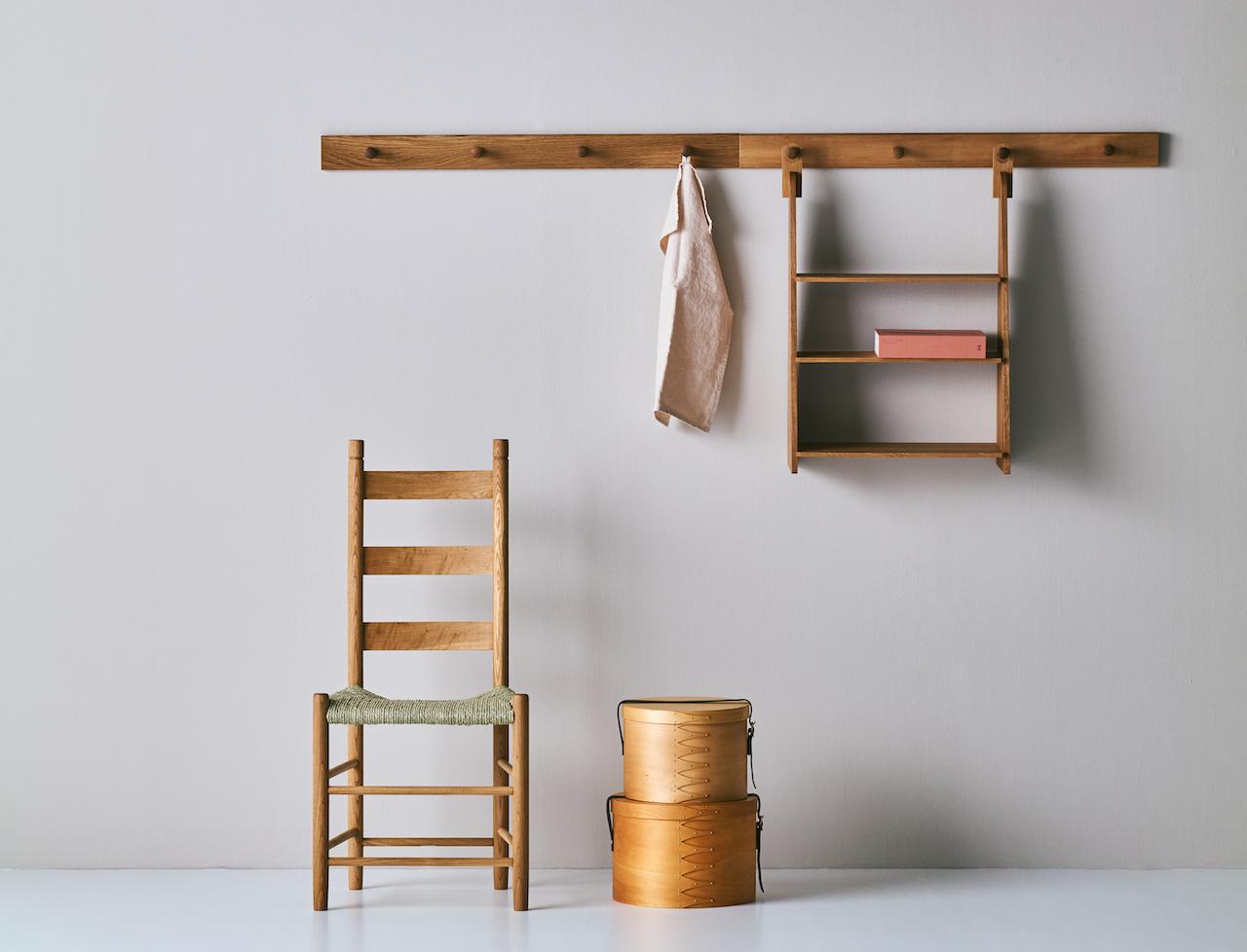 コンランショップ　ウォールシェルフ　壁掛け　ウォールラック 新品未使用天然木製 ネジ付き 日本語の取扱説明書 収納棚 ウォール