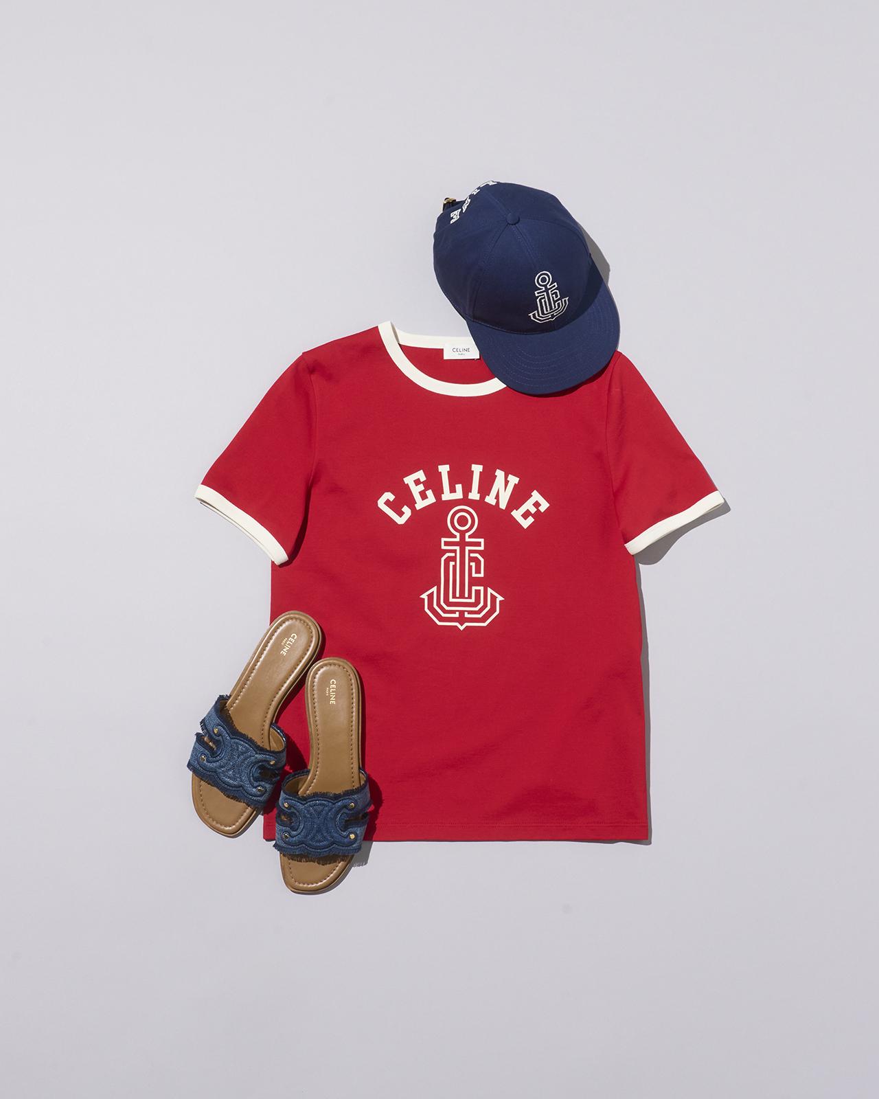 Tシャツとサンダルで洗練された夏に。 ディオール、セリーヌほか