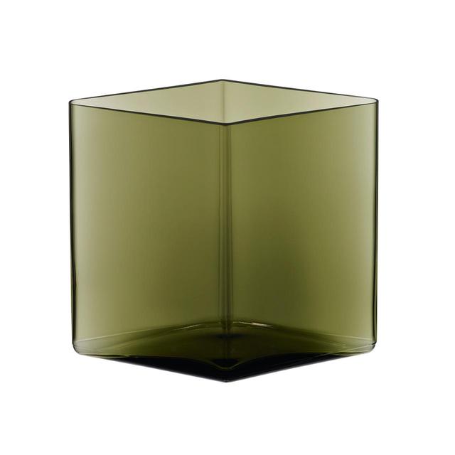画像: 「ルーツ ベース 205×180mm モスグリーン」￥33,000／イッタラ COURTESY OF IITTALA