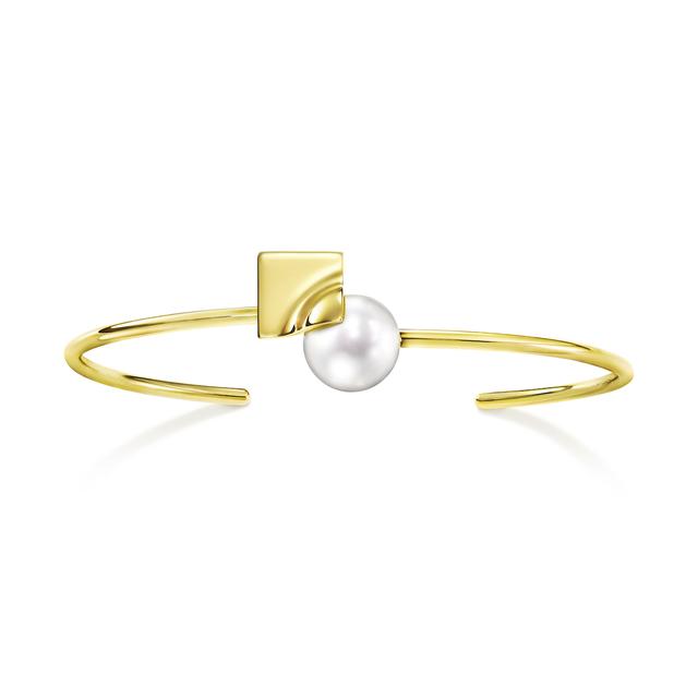 画像: スクエアリーフブレスレット（YG/ 淡水真珠） ¥770,000／TASAKI ©TASAKI