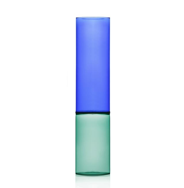 画像: 「BAMBOO GROVE Flower vase」（Green/Blue）＜φ7×H30cm＞￥18,920／ICHENDORF（アクタス） COURTESY OF ACTUS