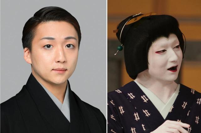 画像: 中村米吉(NAKAMURA YONEKICHI) 東京都生まれ。父は五代目中村歌六。2000年7月歌舞伎座『宇和島騒動』の武右衛門倅武之助役で五代目中村米吉を襲名し、初舞。2011年から女方を志して、本格的に歌舞伎俳優として歩み始める。2022年7月歌舞伎座『風の谷のナウシカー白き魔女の戦記』にナウシカ役で出演。2023年9月歌舞伎座『金閣寺』の雪姫、2024年1月新春浅草歌舞伎『本朝廿四孝』の八重垣姫を演じた。2024年2月、3月は新橋演舞場でスーパー歌舞伎『ヤマトタケル』で兄橘姫と弟橘姫役を演じ、35年ぶりに早替りで2役を1人で演じたことも話題に ©SHOCHIKU(左)