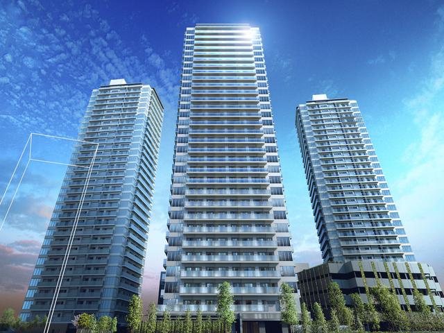 画像: 「リーフィアタワー海老名クロノスコート」の外観完成予想CG COURTESY OF ODAKYU REAL ESTATE