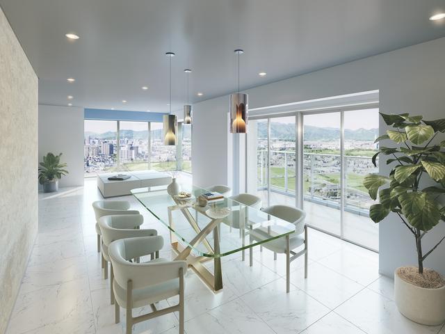 画像: スカイラウンジ完成予想CG COURTESY OF ODAKYU REAL ESTATE