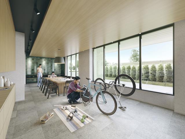 画像: メンテクラフトルーム完成予想CG COURTESY OF ODAKYU REAL ESTATE