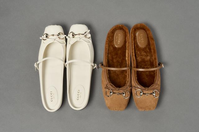 画像: 靴（左）￥151,800・（右）￥168,300／グッチ