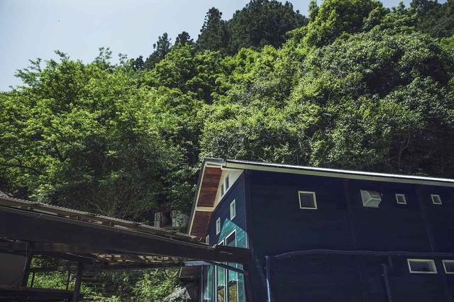 画像: 山の緑に溶け込むチーズ工房も、堀さんの父親と建てたそう