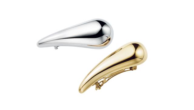 画像: ヘアクリップ 各￥90,200／ボッテガ・ヴェネタ